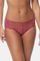 Playtex Calcinha midi de microfibra rosa