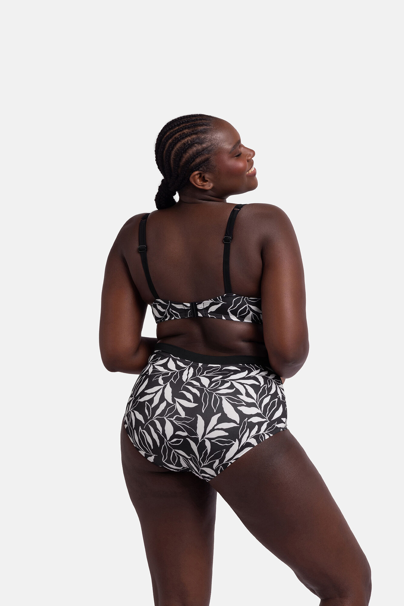 Dorina Braga alta estampado negro