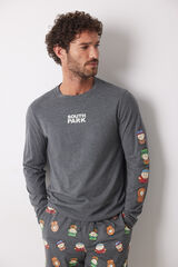 Women'secret Pijama largo hombre algod&oacute;n South Park gris