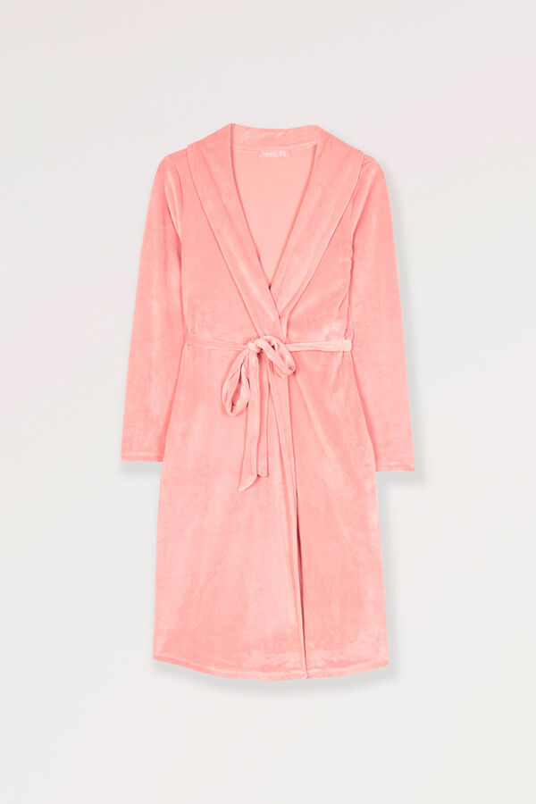 Womensecret Robe de velour maternity rosa