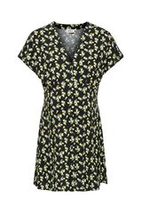 Only Maternity Vestido curto estampado maternity preto