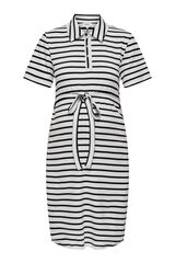 Only Maternity Vestido de maternity e amamenta&ccedil;&atilde;o de manga curta curta branco