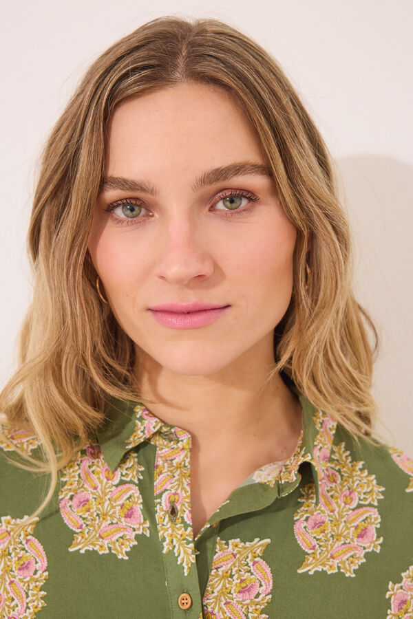 Women'secret Camisola de viscose com estampado integral estampado