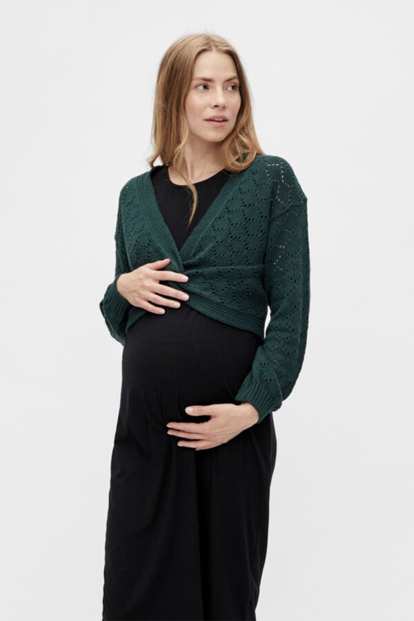 Womensecret Jersey cropped maternity verde