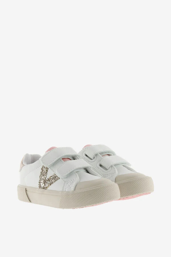 Victoria Zapatillas efecto piel rosa