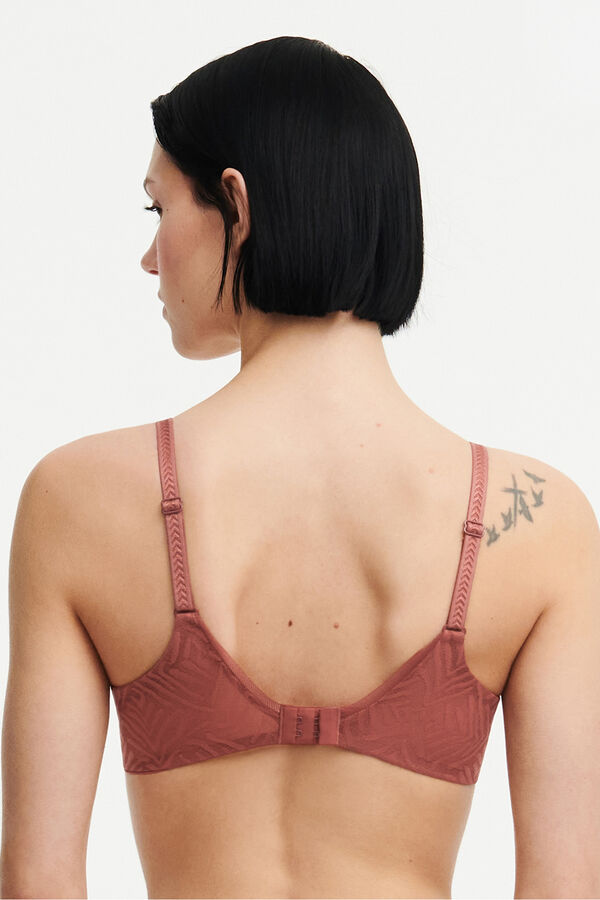 Chantelle Tanga de renda Intrinsic vermelho