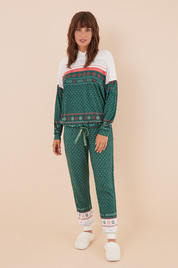 Women'secret Pijama capucha Harry Potter estampado