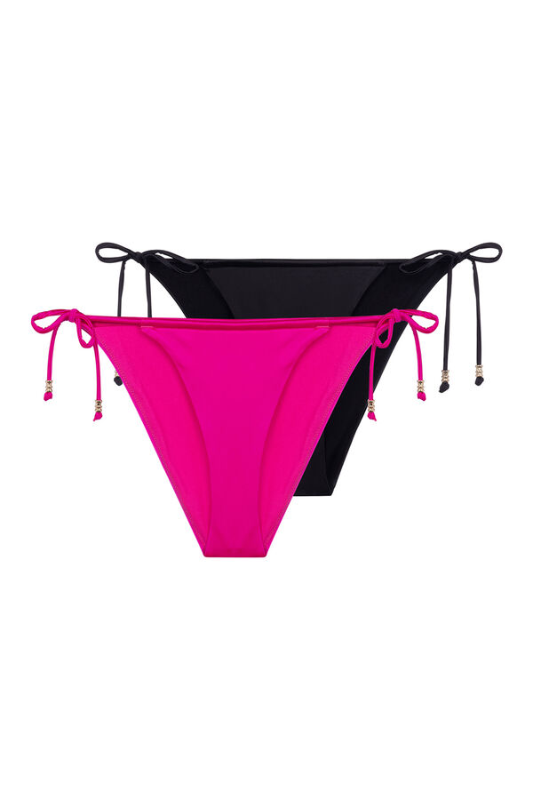 Dorina Cueca de biqu&iacute;ni la&ccedil;o lateral Amnesia rosa
