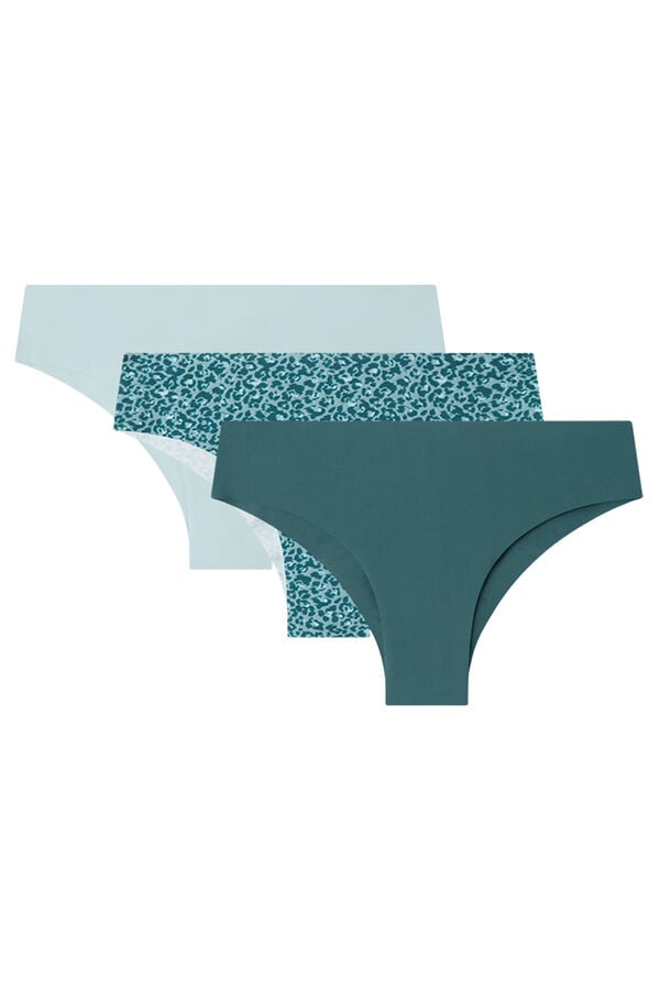 Women'secret Pack 3 bragas anchas brasile&ntilde;as microfibra blanco