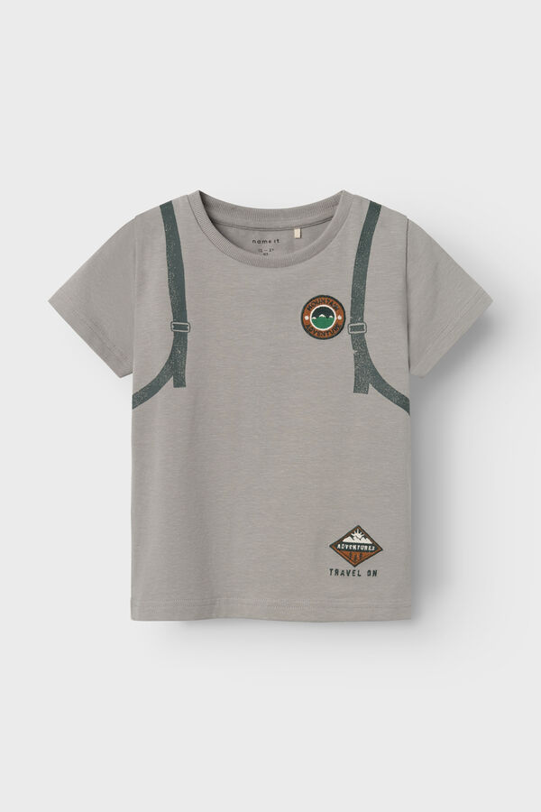 Name it Camiseta mountain adventure ni&ntilde;o gris