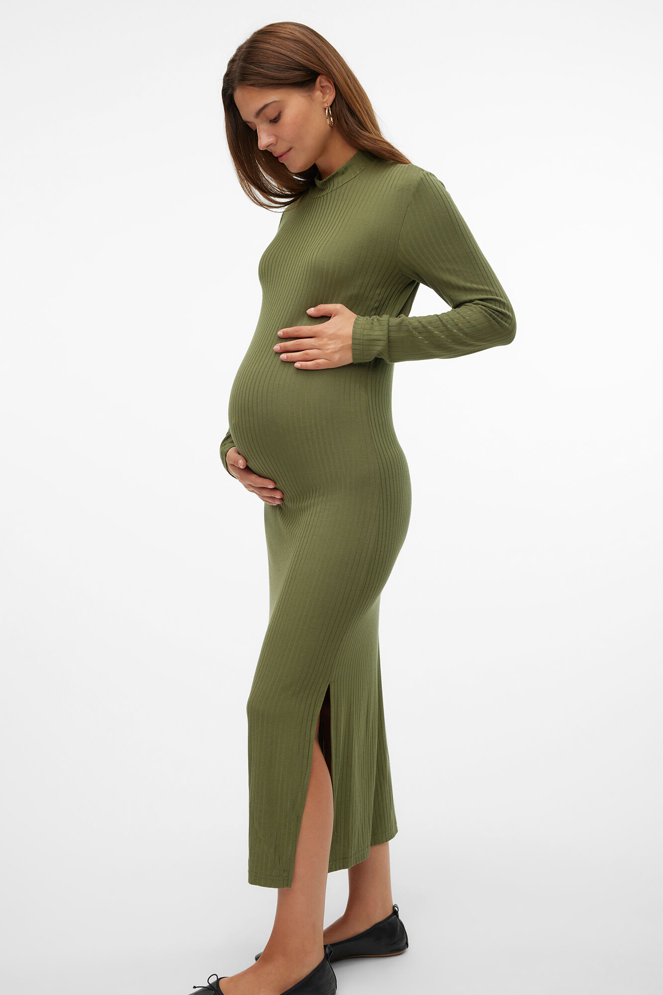 Mamalicious Vestido manga comprida Longa para maternity