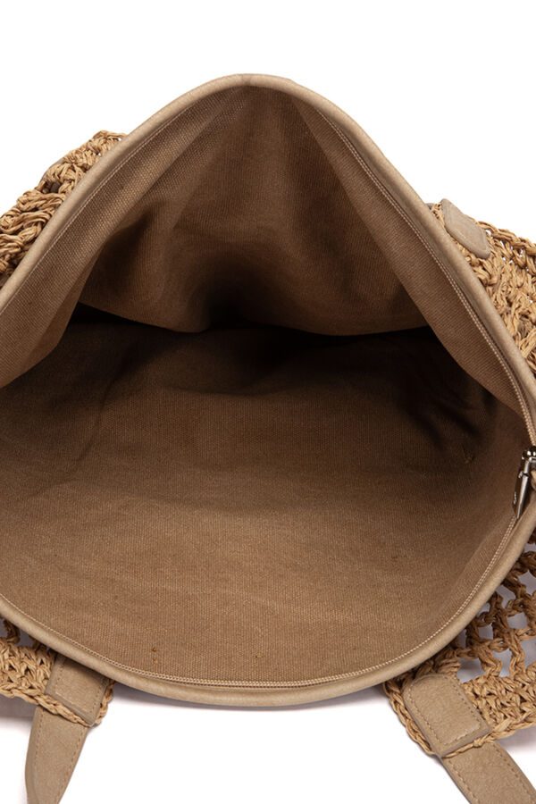 Abbacino  Capazo rafia camel beige