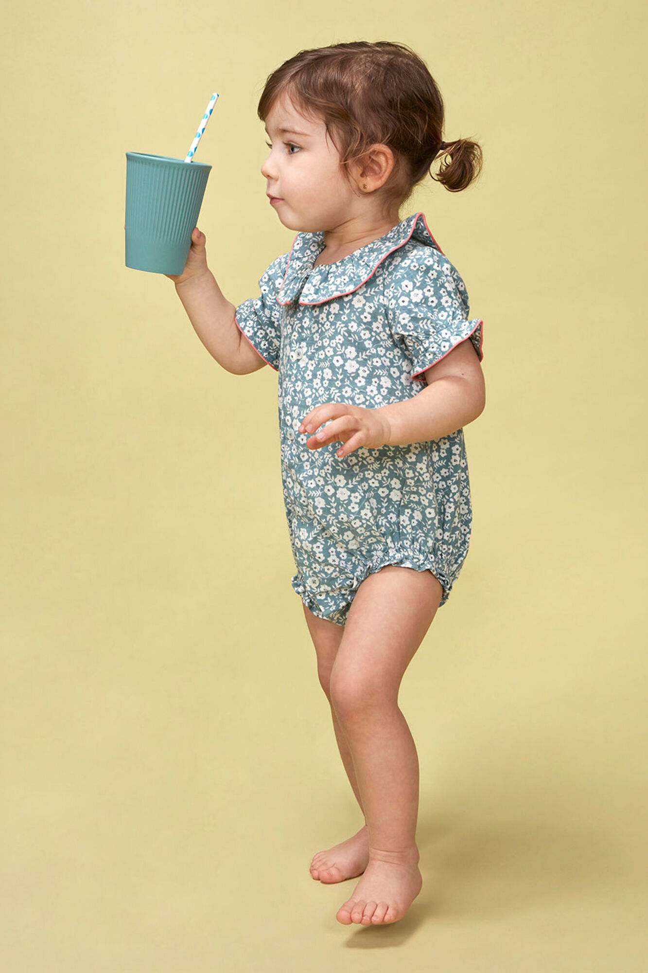 Gocco Pijama flor verde