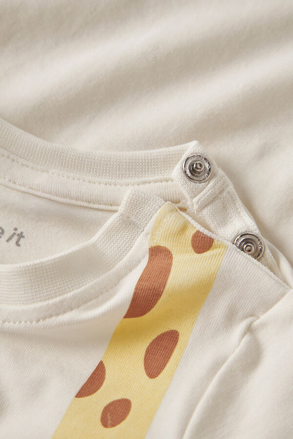 Name it T-shirt de manga curta de beb&eacute; branco
