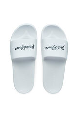 Jack & Jones Chanclas pala de hombre logo blanco