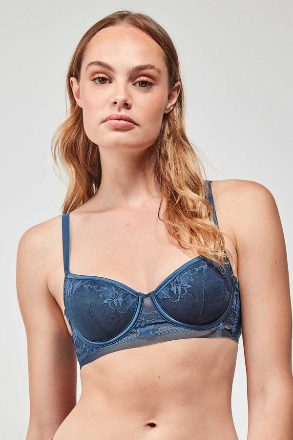 Gisela Underwired full cup bra azul