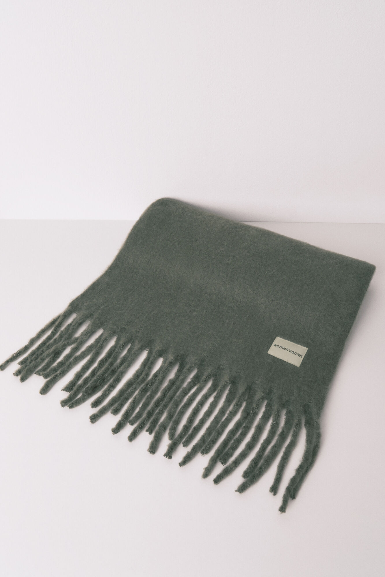 Women'secret Bufanda mohair verde