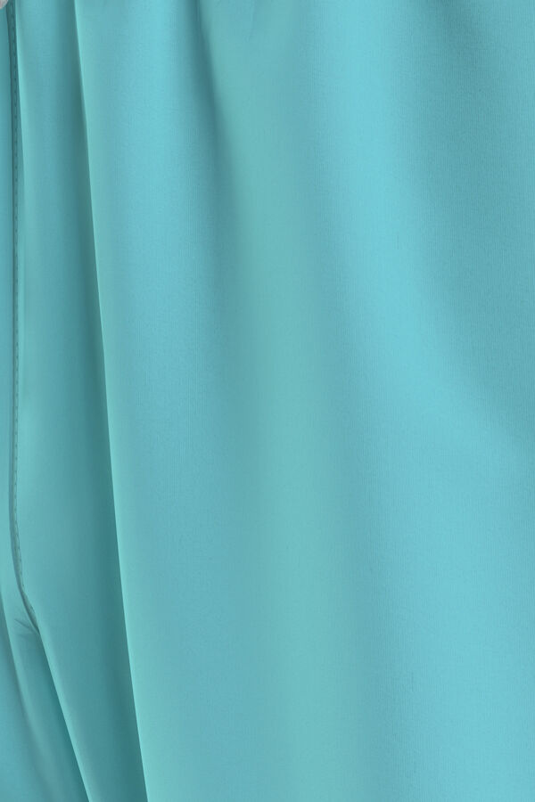 Calvin Klein Ba&ntilde;ador corto con cord&oacute;n  turquesa