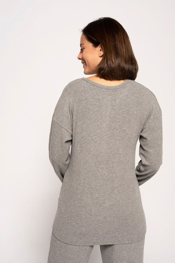 Womensecret Camiseta Lactancia De Canalé Home gris