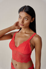 Black Limba Sujetador triangular Revel - Racing Red rojo