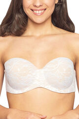 Ivette Bridal Soutien adesivo sem al&ccedil;as Spi  branco