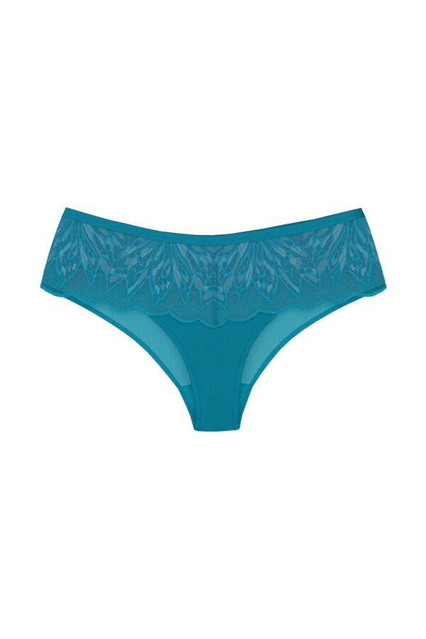 Triumph Braga hipster cadera encaje turquesa