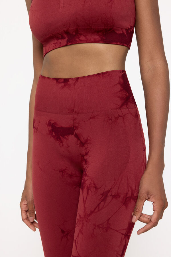 Only Play Leggins deportivos sin costuras rojo