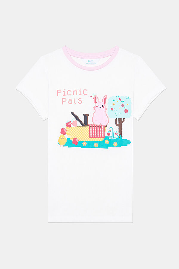 Penti Conjunto de pijama para menina de 2 pe&ccedil;as estampado