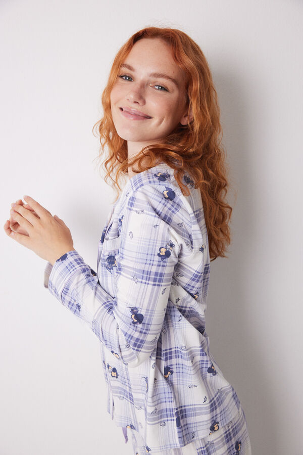 Women'secret Pijama camiseiro 100% algod&atilde;o Mafalda  rosa