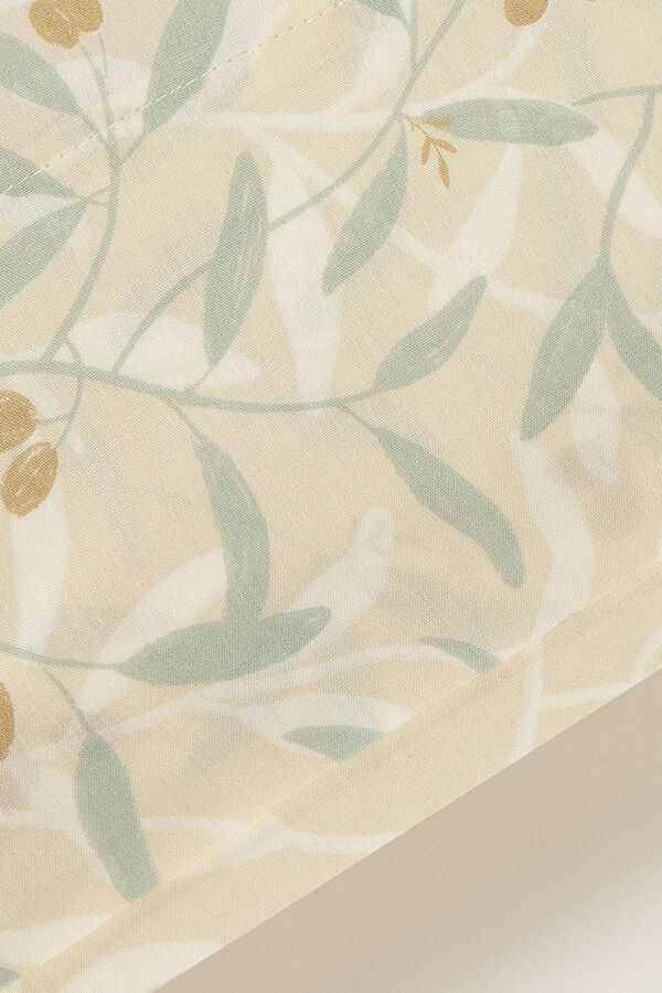 Textura Funda de almohada estampada reversible blanco