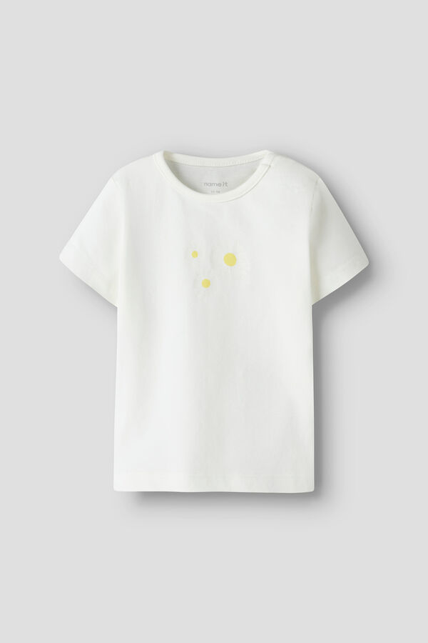 Name it T-shirt de manga curta de beb&eacute; branco