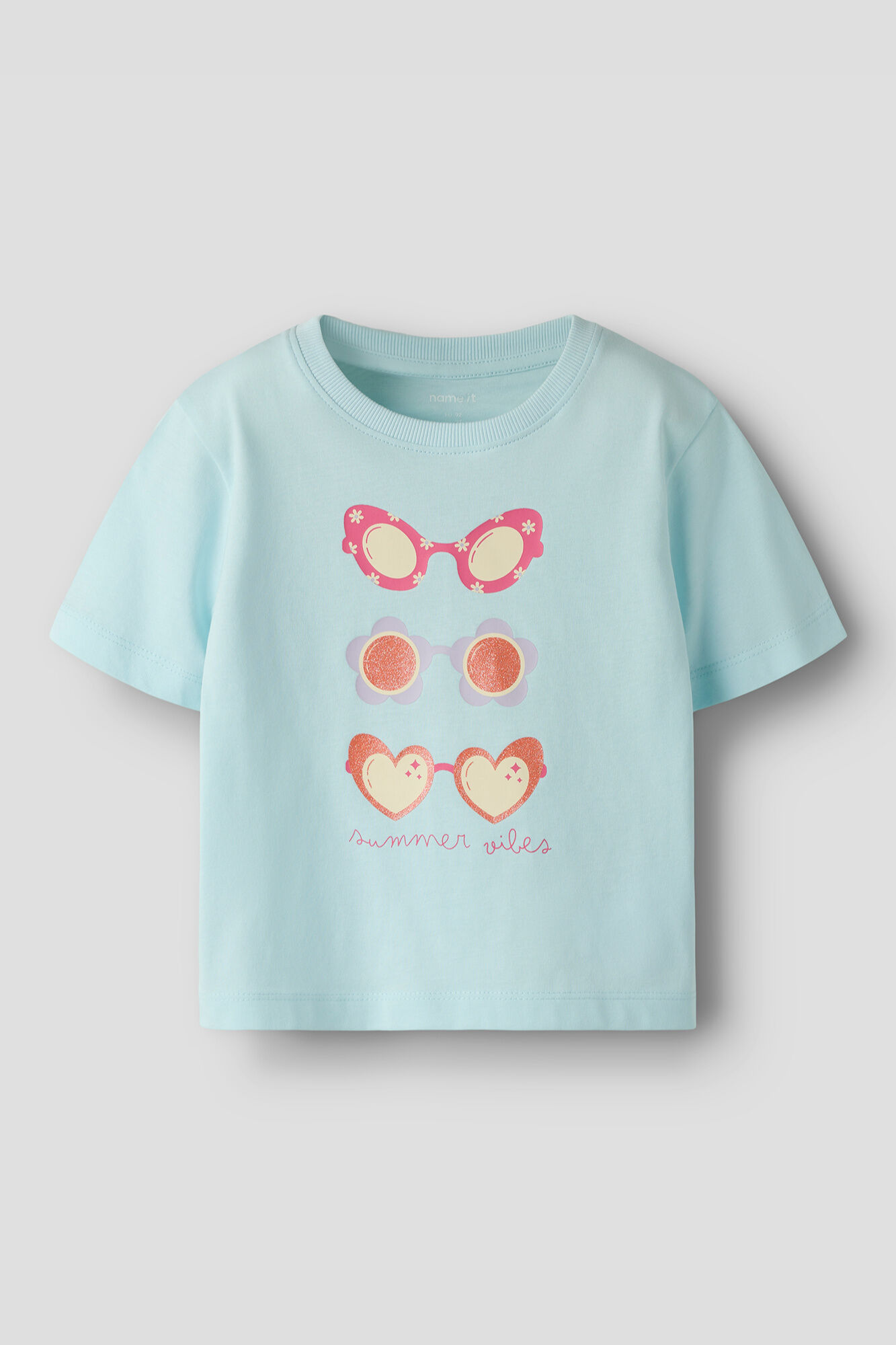Name it T-shirt manga curta para menina
