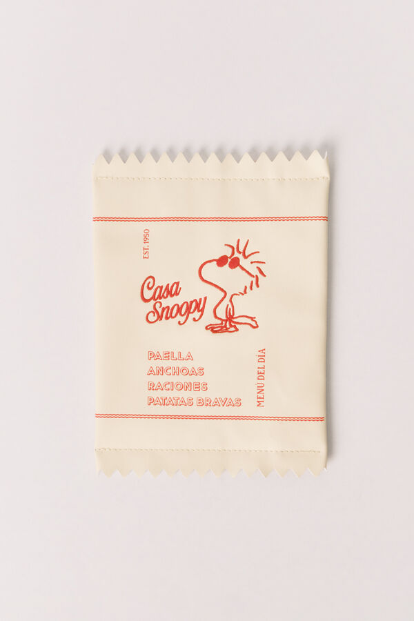 Women'secret Carteira amarela Woodstock estampado