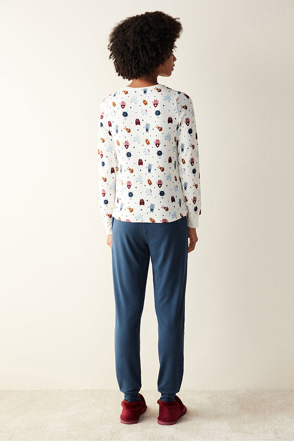 Penti Cal&ccedil;as t&eacute;rmicas azuis azul