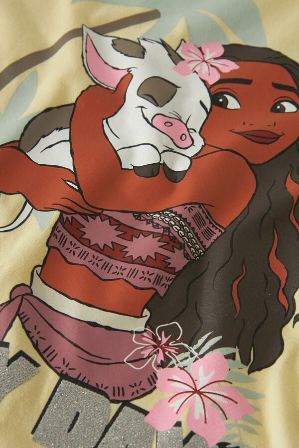 Name it T-shirt Vaiana manga curta menina estampado