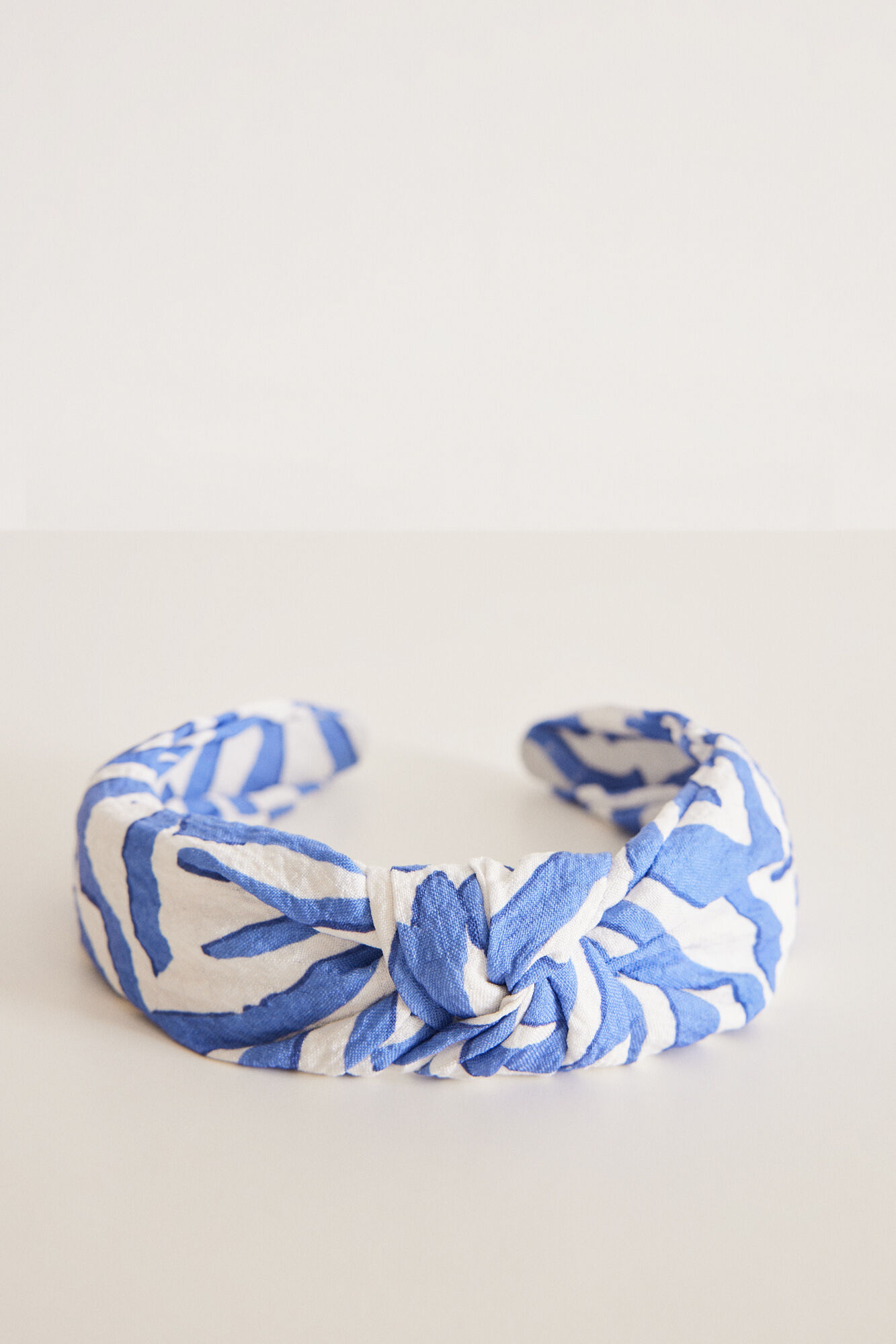 Women'secret Tiara de cabelo estampado em azul
