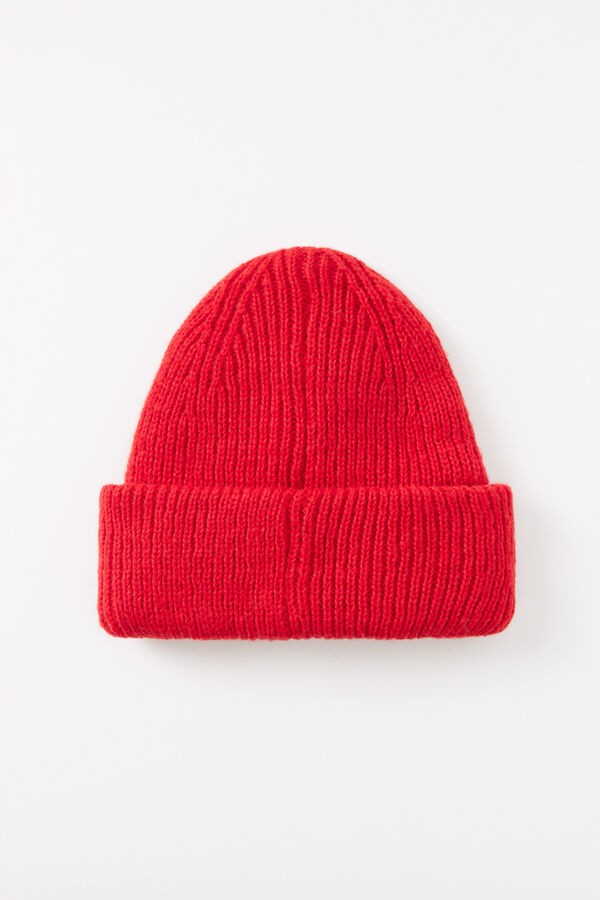 Women'secret Gorro tipo beanie rojo rojo