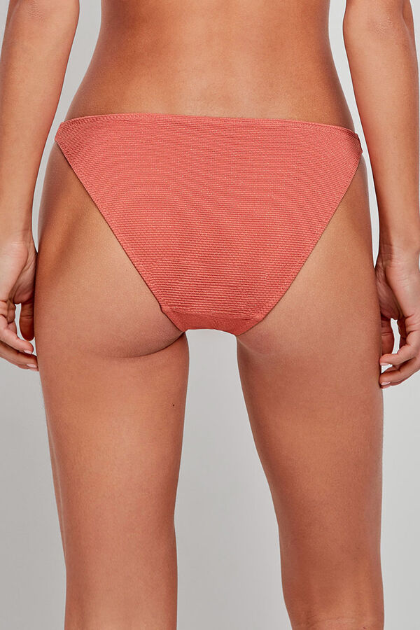 Gisela Braga bikini cl&aacute;sica tejido piqu&eacute; naranja naranja