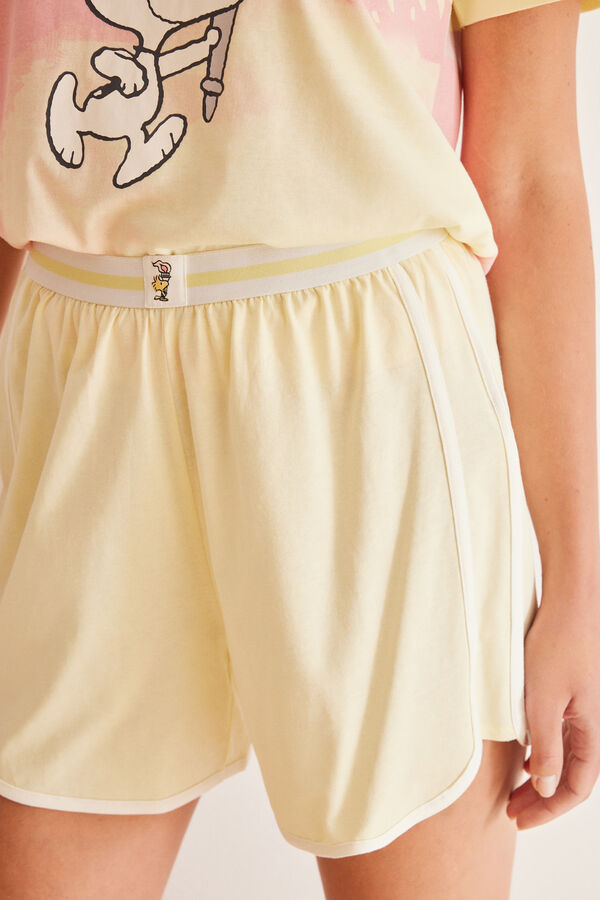 Women'secret Pijama corto 100% algod&oacute;n Snoopy estampado