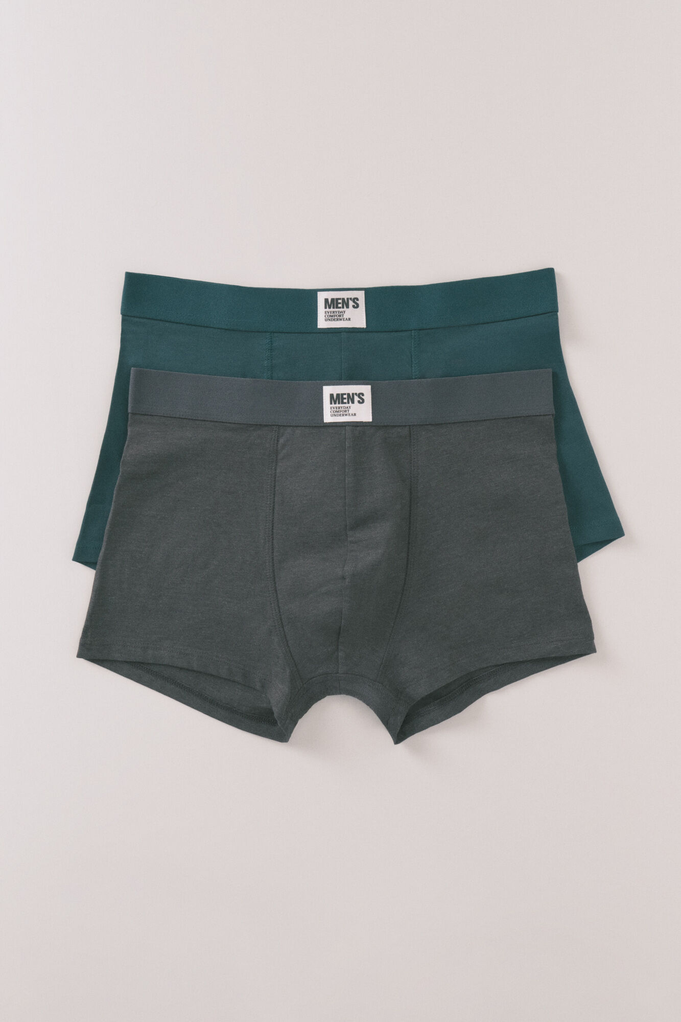 Women'secret Pacote com 2 boxers verdes lisos