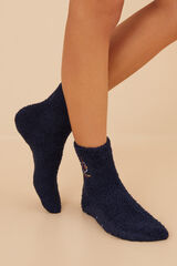 Women'secret Calcetines pelo Harry Potter azul marino azul