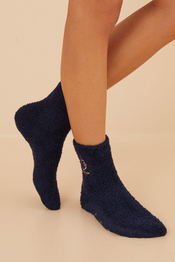 Women'secret Calcetines pelo Harry Potter azul marino azul