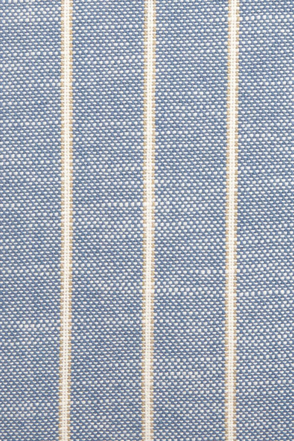 Textura Capa de almofada listrada com fio riscas azul