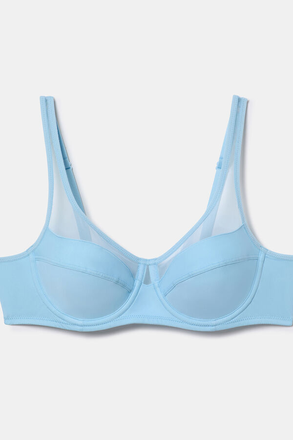 DIM Sutiã generoso com aro de alta capacidade  azul