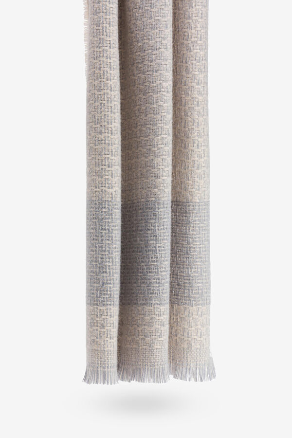 Vilanova Manta Bufanda Tejida beige