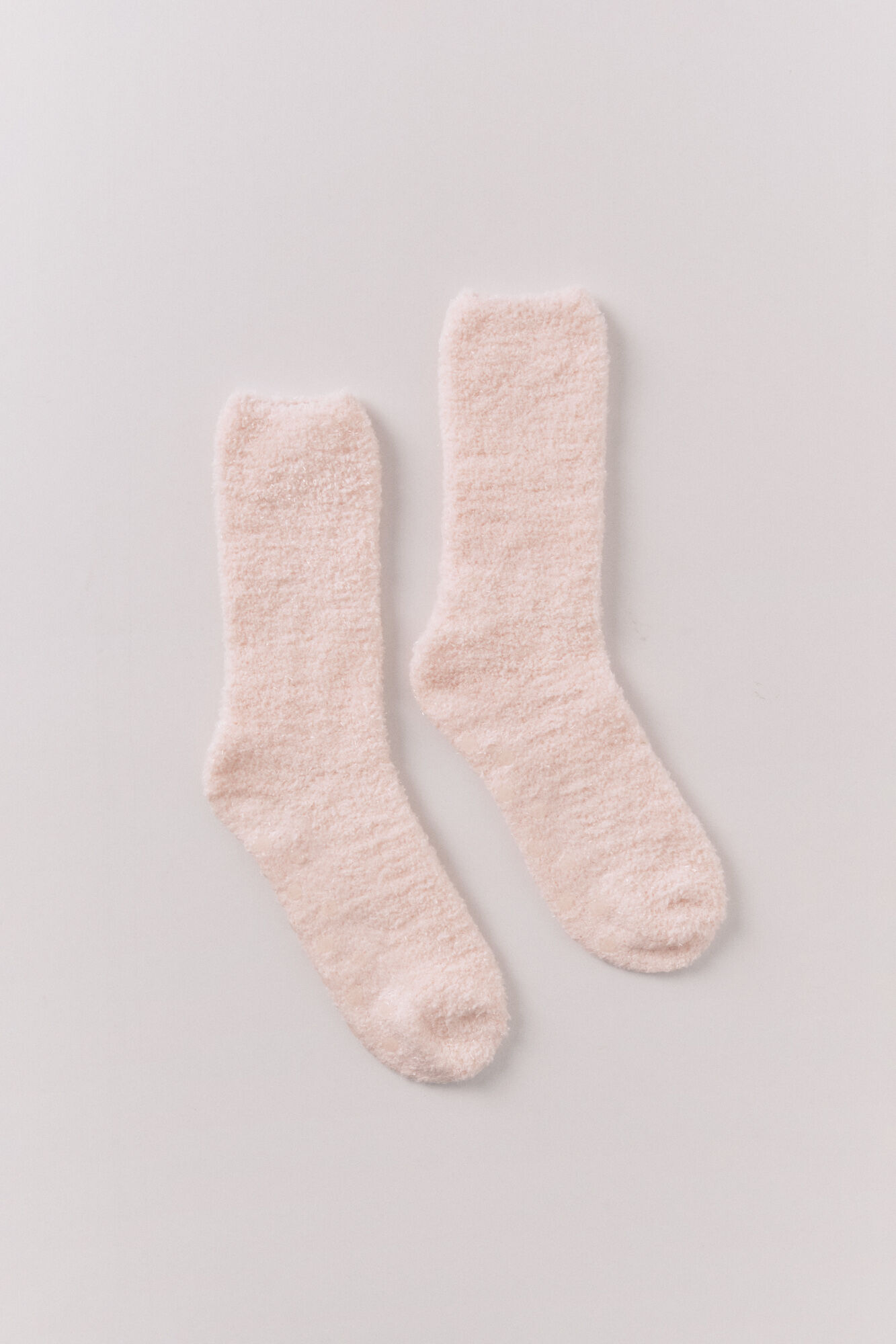 Women'secret Calcetines largos pelo rosa lurex