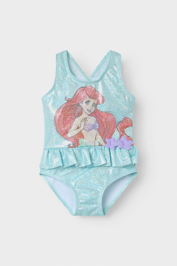 Name it Bañador glitter La Sirenita turquesa