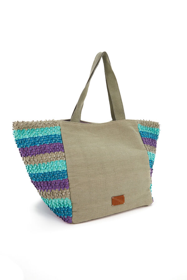 Abbacino Bolsa de playa grande verde