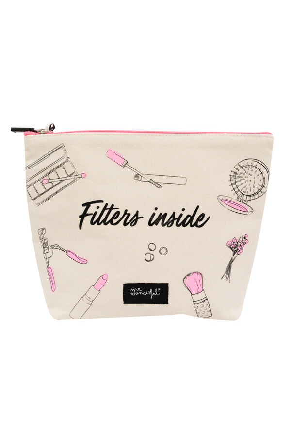 Mr. Wonderful Neceser peque&ntilde;o estampado estampado