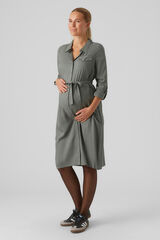 Mamalicious Vestido midi camiseiro  verde